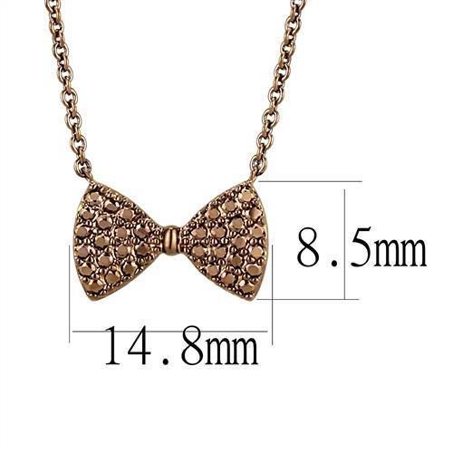 3W1132 - IP Coffee light Brass Chain Pendant with AAA Grade CZ in Light Coffee-1