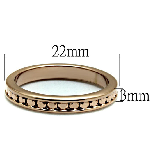 3W1139 - IP Rose Gold(Ion Plating) Brass Ring with AAA Grade CZ in Metallic Light Gold-1