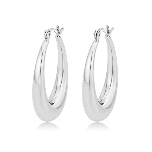 3W1749 - Imitation Rhodium Brass Earring with NoStone in No Stone-0