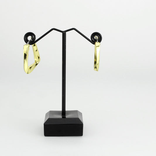 3W1759G - Flash Gold Brass Earring with NoStone in No Stone-1