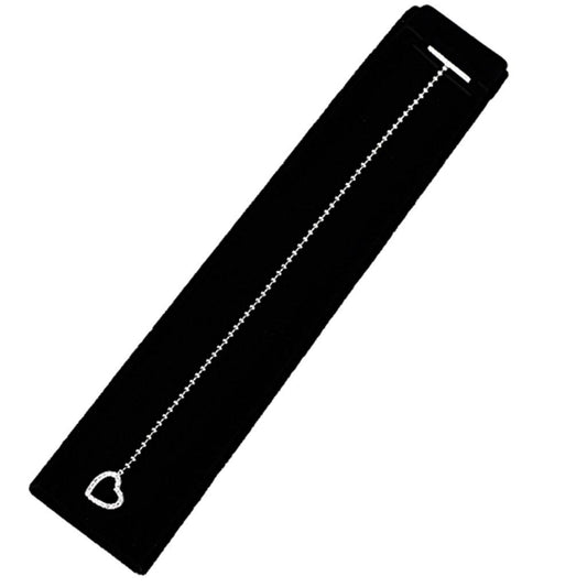 3W404 - Rhodium Brass Bracelet with AAA Grade CZ in Clear-1