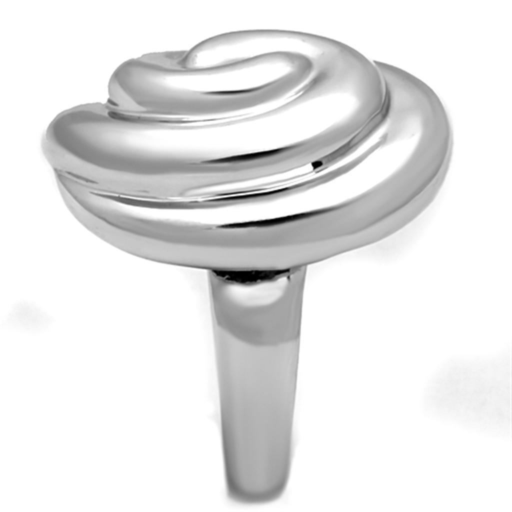 3W723 - Rhodium Brass Ring with No Stone-3