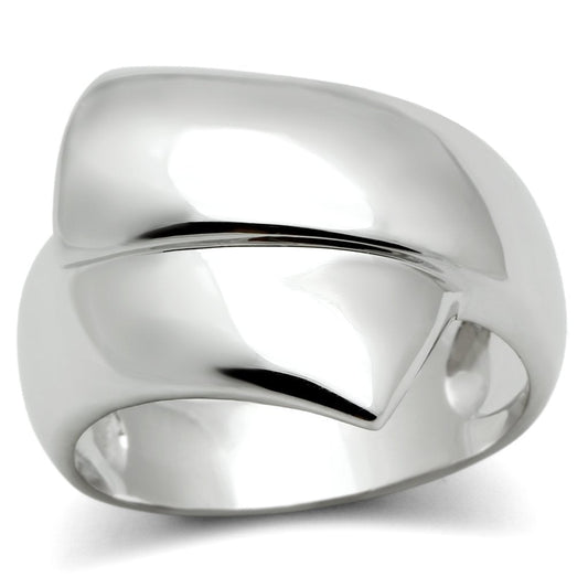 3W167 - Rhodium Brass Ring with No Stone-0