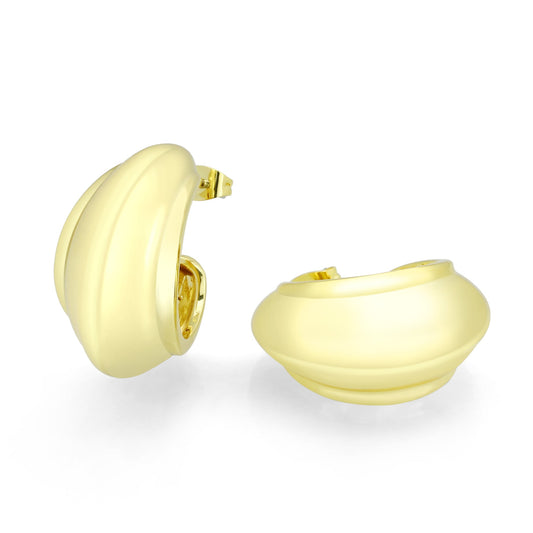 3W1739G - Flash Gold Brass Earring with NoStone in No Stone-0