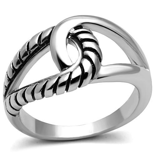 3W310 - Rhodium Brass Ring with Epoxy in Jet-0