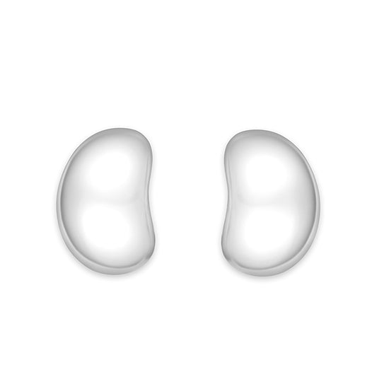 LO5S121 - Sterling Silver Earrings With High Polished ( No Plated)-0