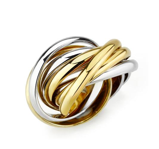 LO5W236- 2-Tone Brass Ring No Stone-0