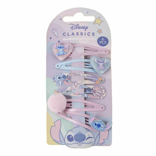 Hair Clips Stitch Blue-0