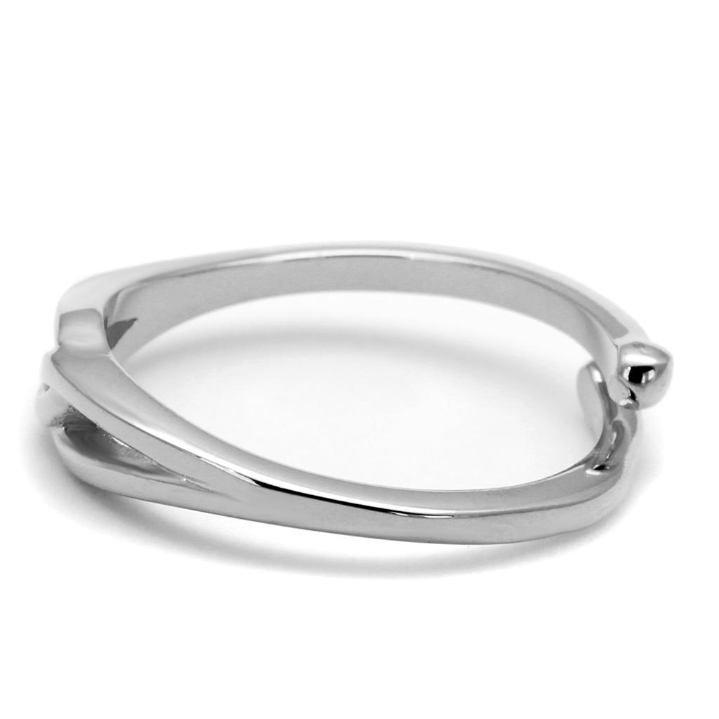 LO3992 - Rhodium Brass Ring with No Stone-2