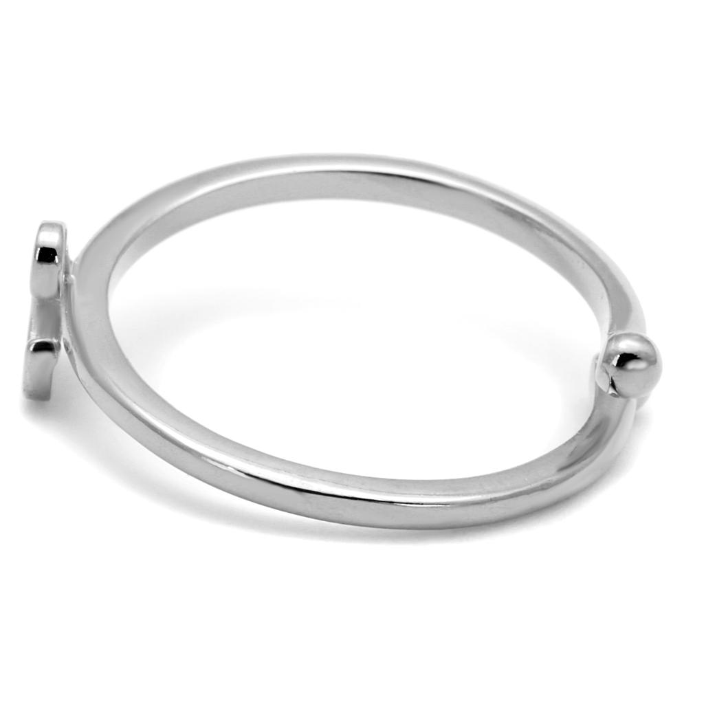 LO3997 - Rhodium Brass Ring with No Stone-2