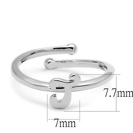LO4011 - Rhodium Brass Ring with No Stone-1