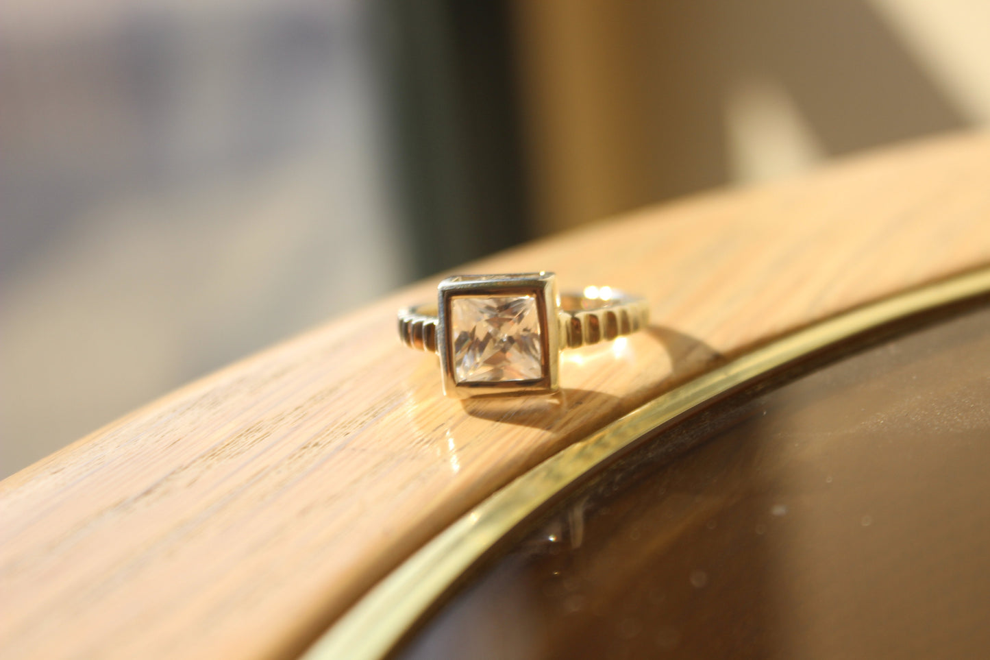 LOAS1387 - Rhodium 925 Sterling Silver Ring with AAA Grade CZ in Clear-2