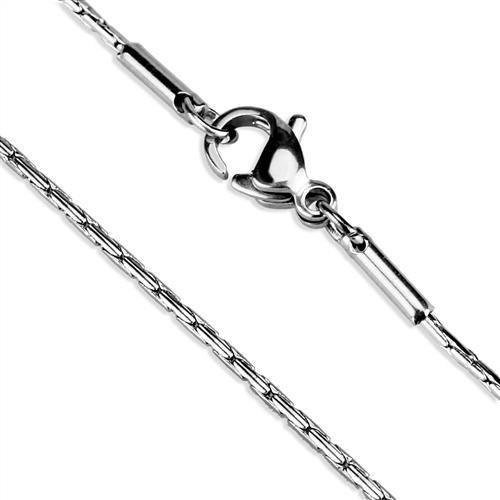 TK2437 - High polished (no plating) Stainless Steel Chain with No Stone-1