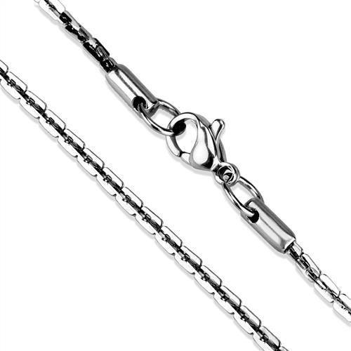 TK2440 - High polished (no plating) Stainless Steel Chain with No Stone-1