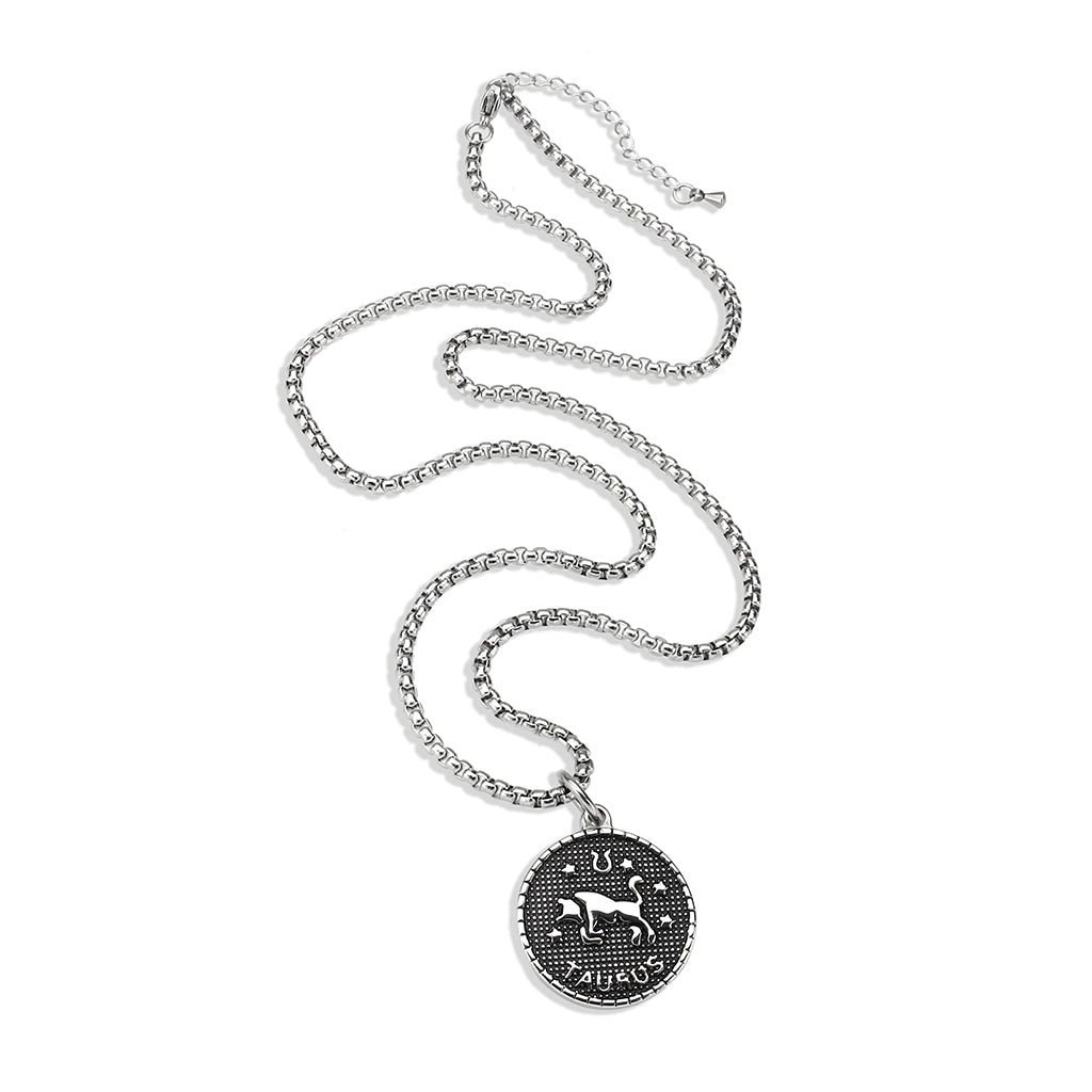 TK3928 - High polished (no plating) Stainless Steel Chain Pendant with NoStone in No Stone-3