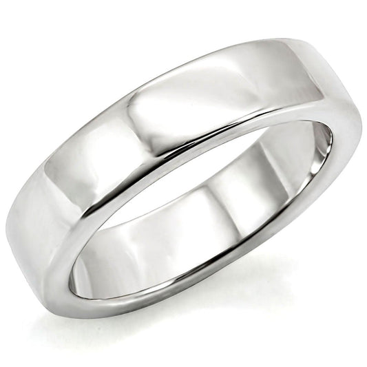 LO1261 - Rhodium Brass Ring with No Stone-0