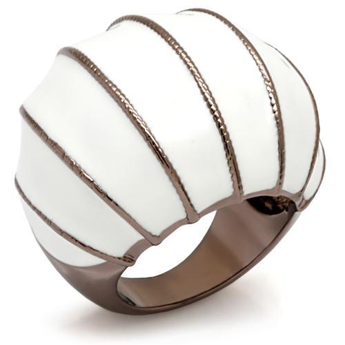 LO1638 - Chocolate Gold Brass Ring with No Stone-0