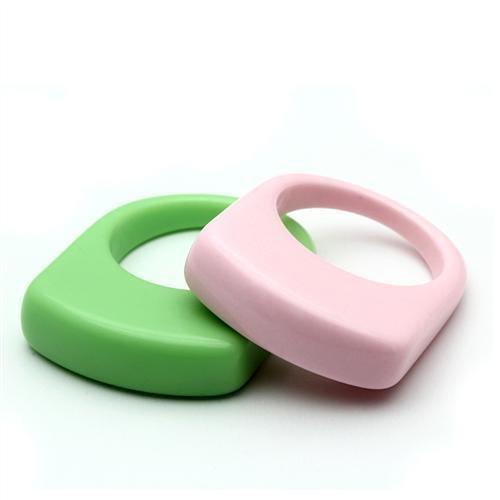 LO2384 - Resin Ring with Synthetic Synthetic Stone in Multi Color-1