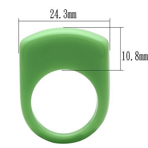 LO2384 - Resin Ring with Synthetic Synthetic Stone in Multi Color-2