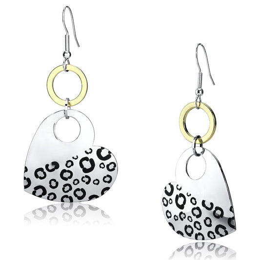 LO2700 - Reverse Two-Tone Iron Earrings with Epoxy in Jet-0