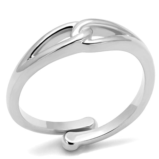 LO3992 - Rhodium Brass Ring with No Stone-0