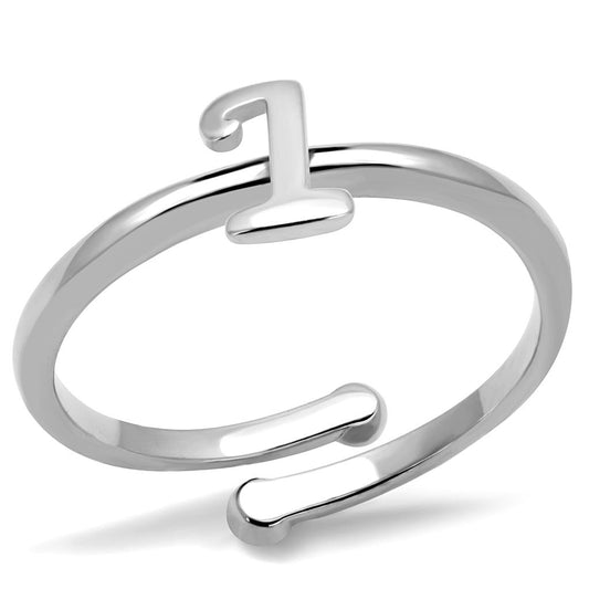 LO4019 - Rhodium Brass Ring with No Stone-0