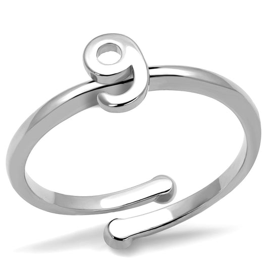 LO4037 - Rhodium Brass Ring with No Stone-0