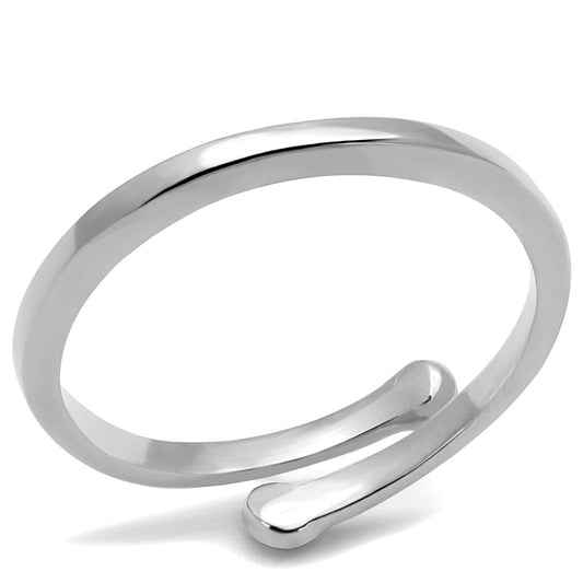 LO4039 - Rhodium Brass Ring with No Stone-0
