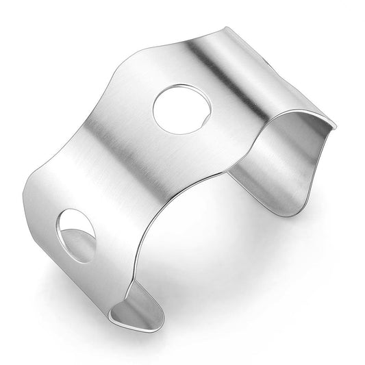 LO616 - Stainless Steel Bangle with No Stone-0