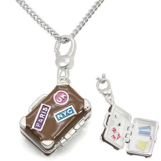 LOS426 - Silver 925 Sterling Silver Chain Pendant with No Stone-0