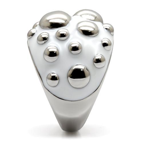 TK042 - High polished (no plating) Stainless Steel Ring with No Stone-4