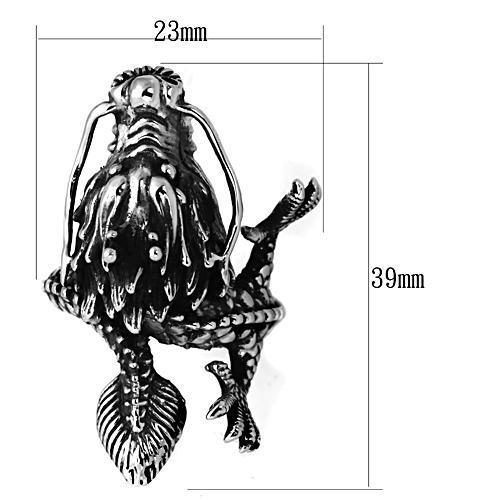 TK1012 - High polished (no plating) Stainless Steel Ring with No Stone-1