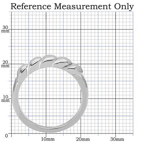 TK159 - High polished (no plating) Stainless Steel Ring with No Stone-1
