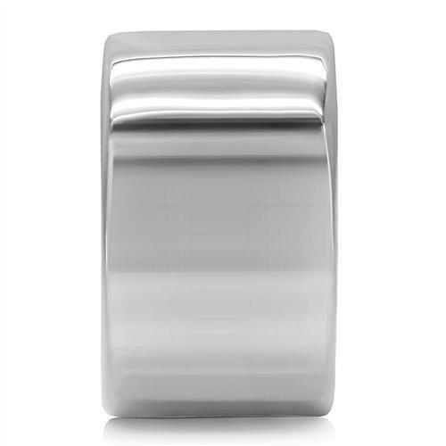 TK208 - High polished (no plating) Stainless Steel Ring with No Stone-4