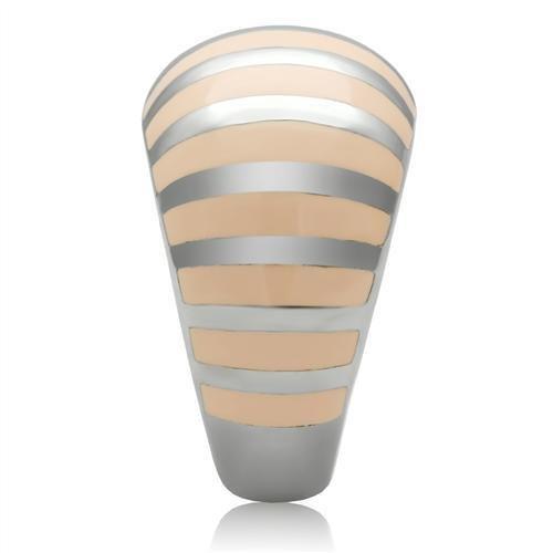 TK223 - High polished (no plating) Stainless Steel Ring with No Stone-4