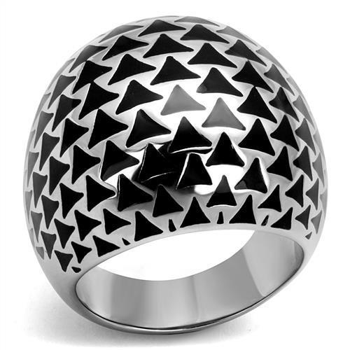 TK2830 - High polished (no plating) Stainless Steel Ring with No Stone-0