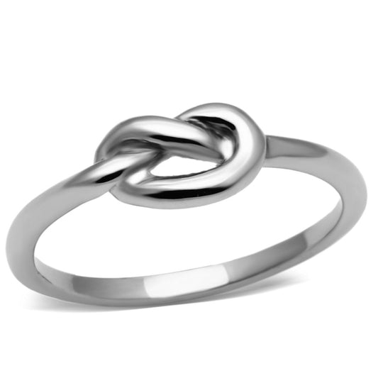 TK630 - High polished (no plating) Stainless Steel Ring with No Stone-0