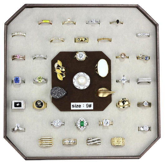 VK-001-SIZE9 - Assorted Brass Ring with Assorted in Assorted-0