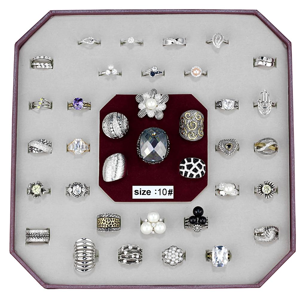 VK-006-SIZE10 - Assorted Brass Ring with Assorted in Assorted-0