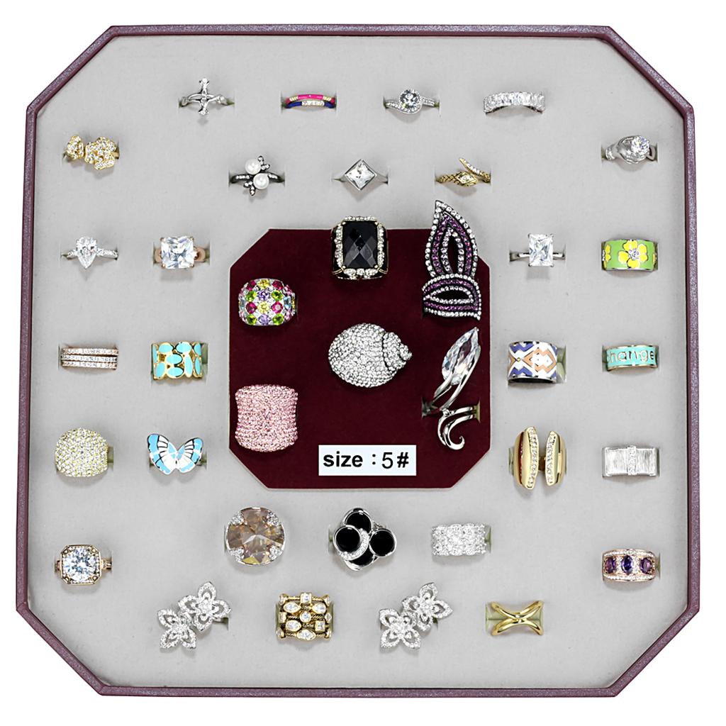 VK-009-SIZE5 - Assorted Brass Ring with Assorted in Assorted-0