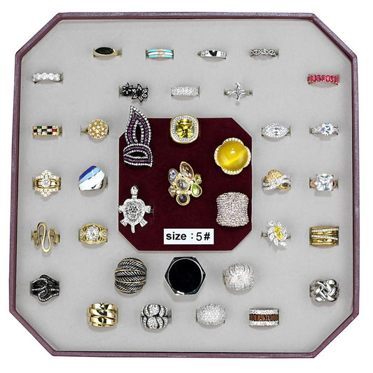 VK-012-SIZE5 - Assorted Brass Ring with Assorted in Assorted-0