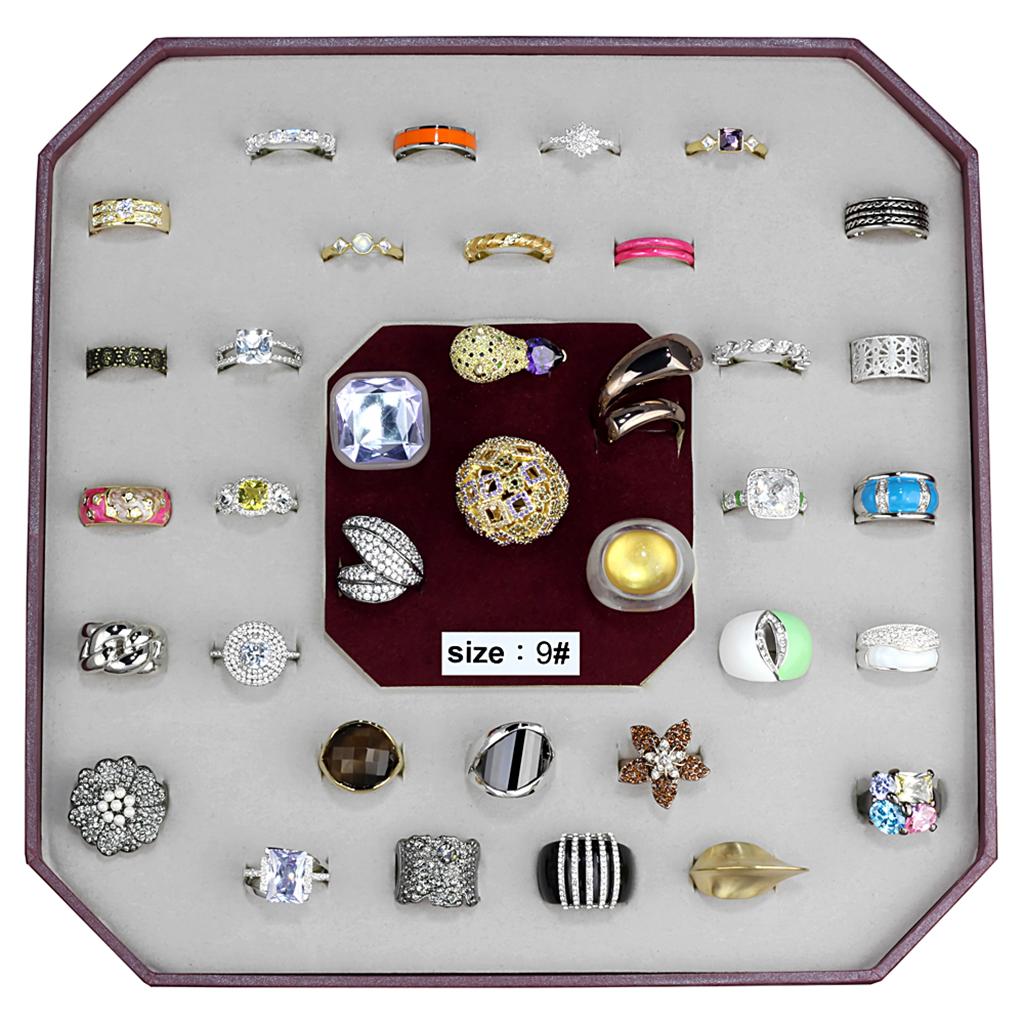 VK-019-SIZE9 - Assorted Brass Ring with Assorted in Assorted-0