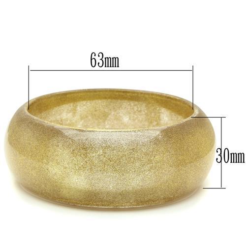 VL037 - Resin Bangle with Synthetic Synthetic Stone in Brown-1