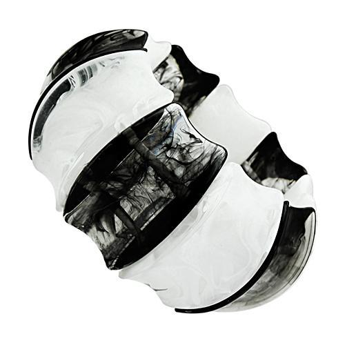 VL039 - Resin Bracelet with Synthetic Synthetic Stone in Multi Color-0