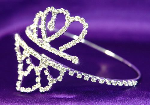 Heart Crystal Rhinestone Upper Arm Bracelet / Armlet XA006-0