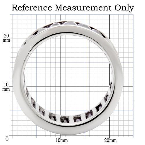 0W128 - Rhodium Brass Ring with AAA Grade CZ  in Amethyst-1