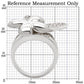 0W147 - Rhodium Brass Ring with AAA Grade CZ  in Clear-1