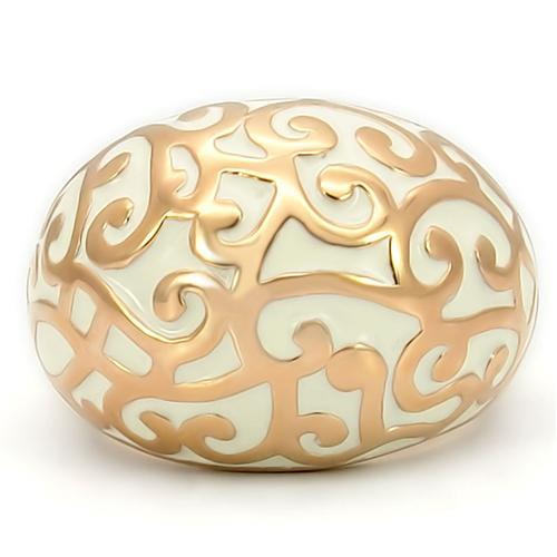 0W210 - Rose Gold Brass Ring with No Stone-2