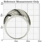 0W224 - Rhodium + Ruthenium Brass Ring with AAA Grade CZ  in Jet-1