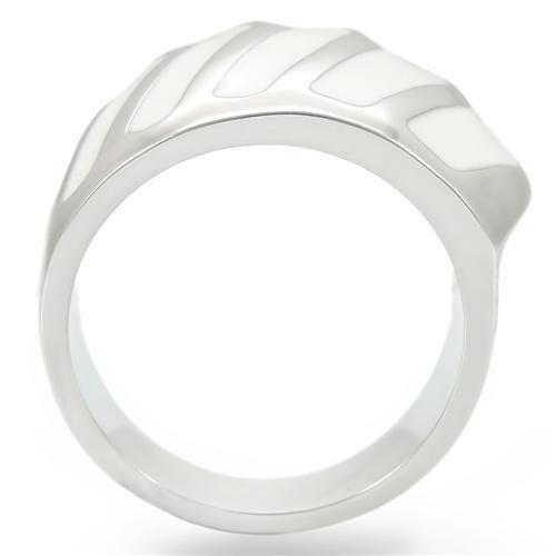 0W310 - Rhodium Brass Ring with No Stone-4